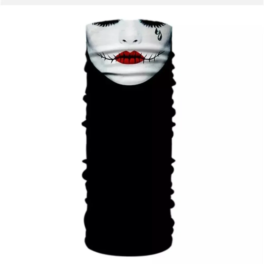 Bandana Neck Gaiter Skull Face Mask Bandanas Tube Breathable Rave Face Scarf US
